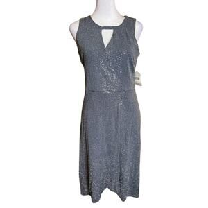 Altar'd State Sequin Faux Wrap Midi Cocktail‎ Dress - Size Medium NWT
